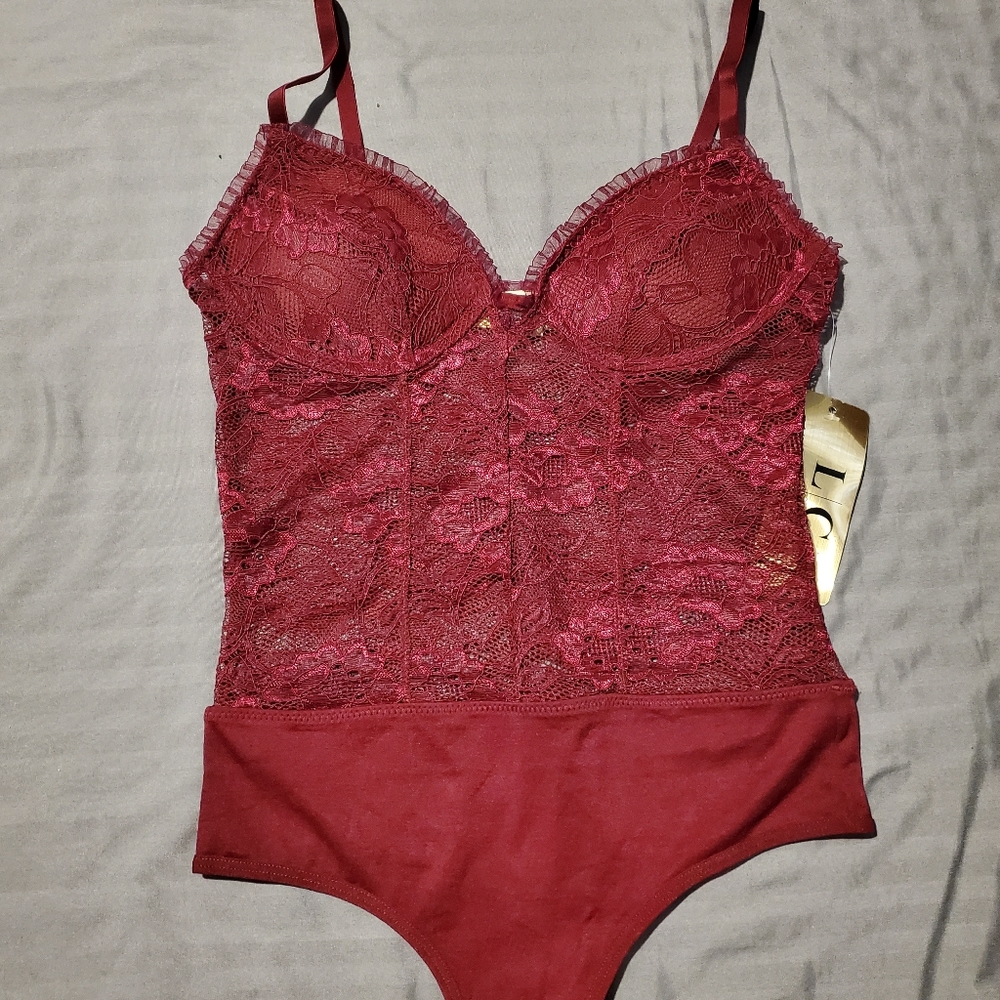 Red bodysuit